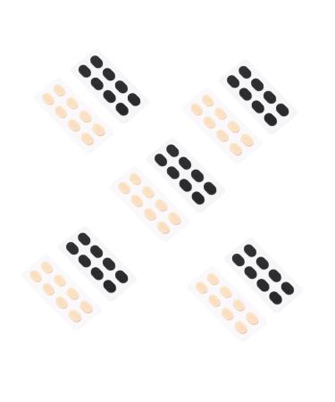 Lurrose 20 leaves sponge-noses upholstery nose protection for glasses sunglasses nose pad nose pads for glasses glass pads glasses pads glasses nasal pads nose stick glasses eva sponge repair set sorted color 1x0.8x0.1cm