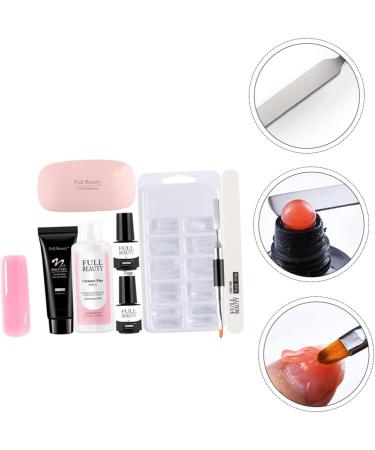 Gogogmee 1 Set Pieces Manicure Tools Set Nail Polish Kit Nail Polish Gel Nail Kits Nail Grooming Kit Mini Tools Nail Gel Nail Art Kit Nail Extension Tips Professional Nail Lamp Plastic 17.8x1.5cm As Shown - Buy Online on GoSupps.com