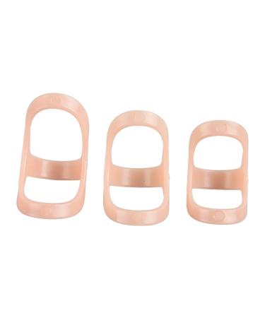 3Pcs Oval Finger Splint Set Sizes 6, 7, 8 - Plastic Finger Support Brace for Trigger Finger, Arthritis, Thumb Soreness - Comfortable Finger Protector - Buy Online on GoSupps.com