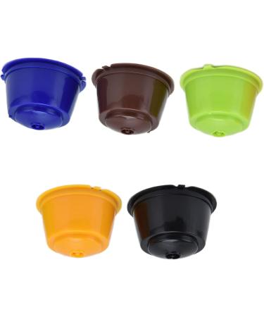  YULEESIYIP 5 Pack Reusable Coffee Pods 50 ml Refillable Coffee Pods with Spoon Convenient to Use - Buy Online on GoSupps.com