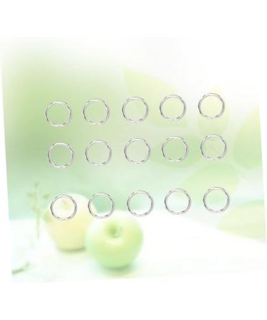 Lurrose 200pcs Small Jump Split Loop Mm Steel Circle Xmm Key Rings Bulk for Diy Buckle Jewelry Necklace As Shown Size 7 - Buy Online on GoSupps.com