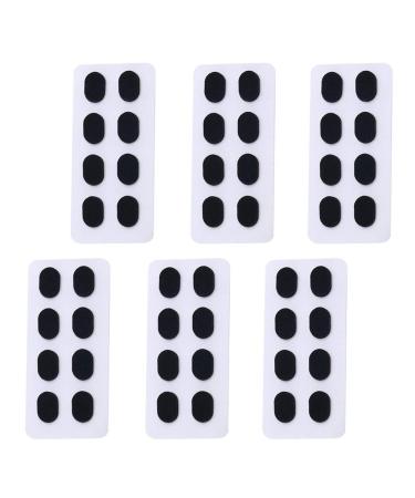 24 Pairs Non-Slip Soft Adhesive Nose Pads for Glasses & Spectacles - Black 1.0 mm - International Shipping Available - Buy Online on GoSupps.com