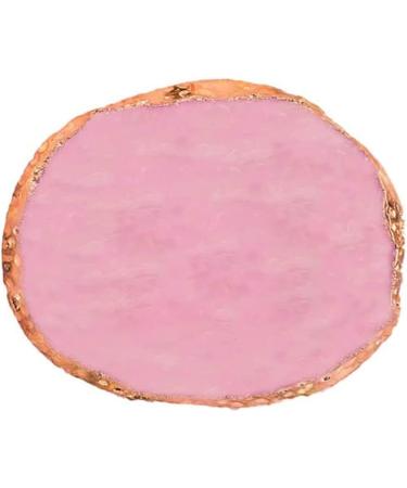 Nail Art Palette Nail Art Painting Gel Palette Resin Nail Art Palette Display Cosmetic Mixing Manicure Tool Pink - Buy Online on GoSupps.com