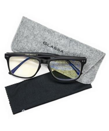 GLASSA blue light filter glasses PCG 07 1.50 dio black