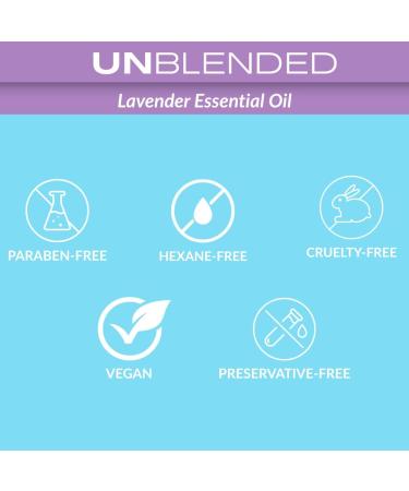Lavender Essential Oil by Unblended 30ml 100% Pure Steam Distilled Natural Aromatherapy Oil for Diffuser Sleep Relaxation & Skin - Buy Online on GoSupps.com