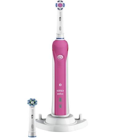 Oral-B Smart 4 4000W Electric Toothbrush - Pink | Timer & 2 3DWhite Brush Heads | Buy Internationally - Buy Online on GoSupps.com