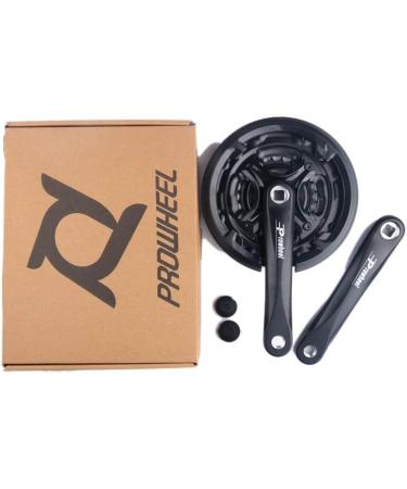 Bibike 6/7/8 Speed Mountain Bike Crankset 170mm Square Diamond Hole - 24/34/42T Chainrings - Buy Online on GoSupps.com