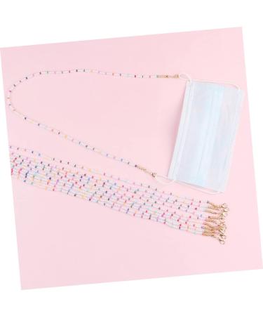 Minkissy 6pc Mask & Glasses Hanging Chain - Sturdy Anti-Lost Slipproof Ear Protector Chains with Pearl Design for Eyewear - Buy Online on GoSupps.com