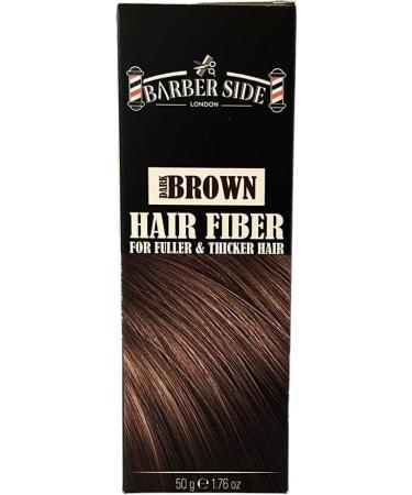 ican Barber Side London Hair Fiber For Fuller & Thicker Hair Hair Loss Concealer for Men and Women Dark Brown 50g - Buy Online on GoSupps.com