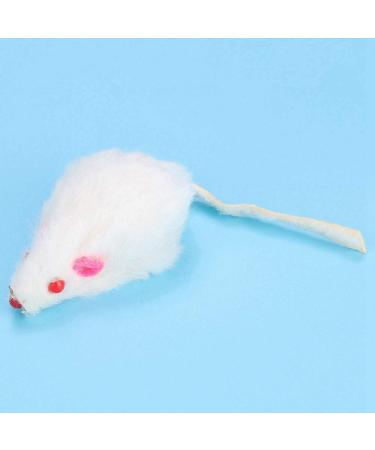 Cat Toys Mice 12Pcs Simple Pet Cat Toy Mouse Small Plush Mouse Mini Interactive Play Funny Cat Toy Fake Mouse for Kitten Cat - Buy Online on GoSupps.com
