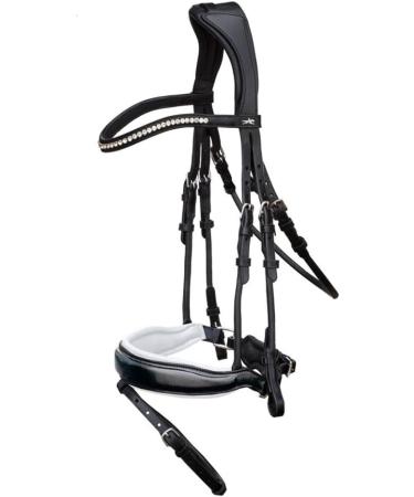 Schockem hle Malibu Anatomic Snaffle Bridle - Black Full Size | Premium Equestrian Gear | International Shipping Available - Buy Online on GoSupps.com