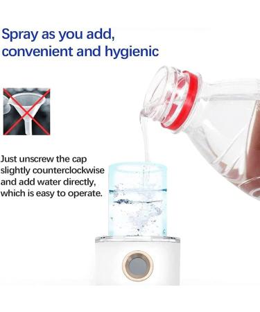 Floahazz Portable Facial Steamer Mini USB Facial Humidifier Nano Facial Sprayer Face Steamer Mist Spray Machine - Buy Online on GoSupps.com