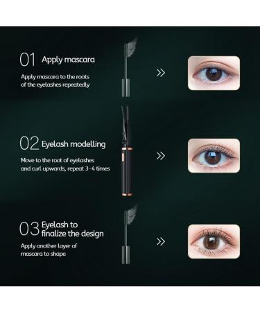 USB Heated Infrared Eyelash Curling Tool Clip Plastic Makeup Curler Electric Eyelash Lash - Buy Online on GoSupps.com