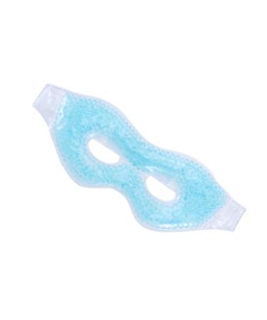 Beavorty Cooling Eye Mask Eye Cup Therapeutic Eye Mask Dark Circles under Eye Removal Gel Eye Mask Ice Eye Mask Eye Covers Eye Fatigue Relief Blindfolds Gelt Men and Women Bead Universal