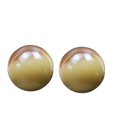 Fomiyes 2st Horn Fitness Ball Hand massage balls Chinese health massage balls Hand strength training hand massage massage globe toys hand massage devices yak-horn gymnastics ball animal