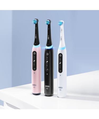 Oral-B iO Series 5 Ultimate White Rechargeable Electric Toothbrush with Visible Pressure Sensor, 2 Minute Timer, 5 Cleaning Settings, 1 Replacement Toothbrush Heads, and Travel Case, White - Buy Online on GoSupps.com