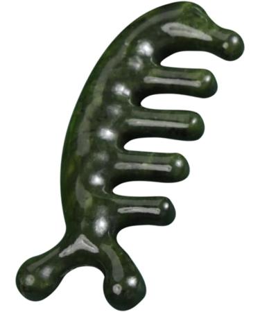 Beavorty 3-Piece Jade Scalp Massager & Hand Massage Comb Set - Creative 3D Leather Massage Tools 11.50x1.50cm - International Shipping Available - Buy Online on GoSupps.com