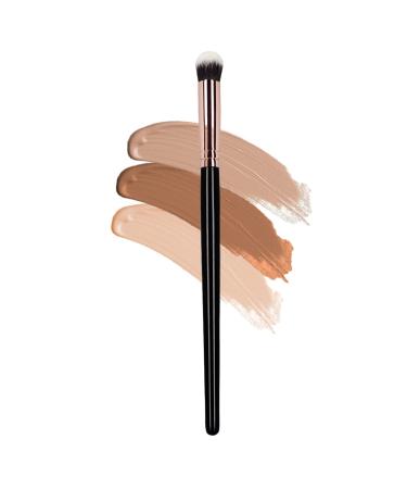 Professional Mini Dome Foundation Brush By Makeup Weapons - Premium Makeup Brush for Liquid Cream and Powder - Buffing Blending and Face Brush - 1.14 Mini Dome Foundation Brush