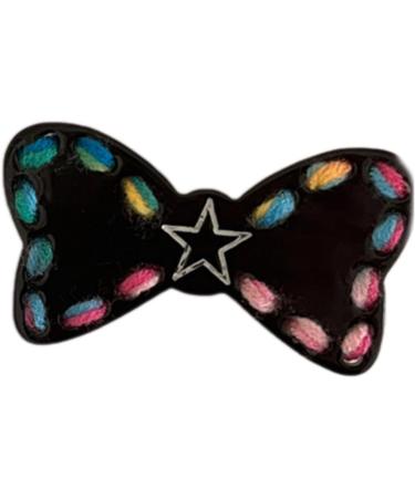 Cute Barrettes Clip Sweet Mini Braided Bow Colorful Hairpin Y2K Girls Harajuku 2000s Hairpin Women Girls Hair Clips For Thick Hair - Buy Online on GoSupps.com