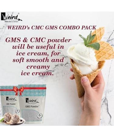 Generic Ice Cream Powder Combo CMC and GMS 100 GM each for Making Soft Smooth and Creamy Ice Creams Natural - Buy Online on GoSupps.com