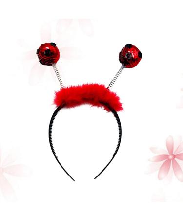 Lurrose Kids Tiara Christmas Headband Ladybird Head Boppers Hairband Paillette Hair Hoop Cute Hair Band Party Hair Accessory for Children Kids Adults Glitter Headband - Buy Online on GoSupps.com