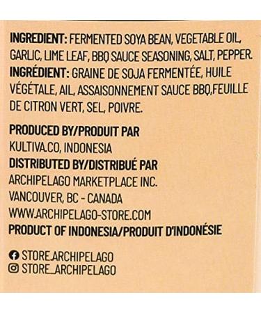 Archipelago Tempeh Chips BBQ Flavour - 140g | Healthier Chips | No-MSG - Buy Online on GoSupps.com