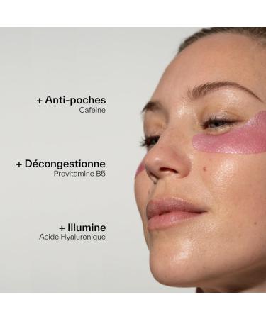 DAY+ | Anti-Dark Circles Eye Patches | Reduces dark circles & puffiness Decongests & Tones the eye area | Caffeine Hyaluronic Acid | 97% natural ingredients | Pack of 3 pairs - Buy Online on GoSupps.com