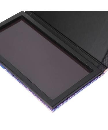 Magnetic Mermaid Empty Makeup Palette with Mirror | DIY Eyeshadow & Blush Set | Self-Adhesive Metal Stickers - Buy Online on GoSupps.com