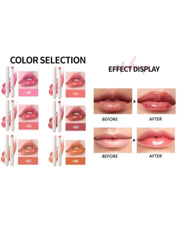 6 Colors Jelly Lipstick - Waterproof Long Lasting Moisturizing Lip Glaze | Matte Velvet Lipstick for Women - Shop Internationally - Buy Online on GoSupps.com