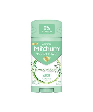 Mitchum Natural Power Deodorant for Women  Eucalyptus - 2.7 oz