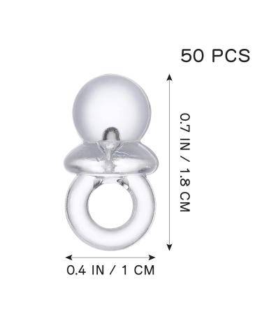 Milists 50-Piece Pacifier Party Gifts | Toddler & Newborn Acrylic Pacifiers | Baby Hairpins for Girls - Buy Online on GoSupps.com