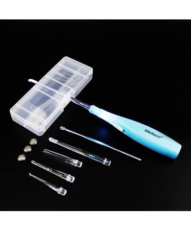 Melleco Upgraded Tonsil Stone Remover Tool Set - 6.75 LED Pick with 4 Attachments + Stainless Steel Pick - Includes 1 Case - Easy Tonsillith Removal - 1 Count - Buy Online on GoSupps.com