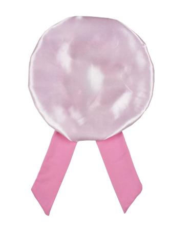 Girls' Satin Sleep Bonnet with Tie Band - Curly Hair Night Cap for Kids - Buy Online on GoSupps.com