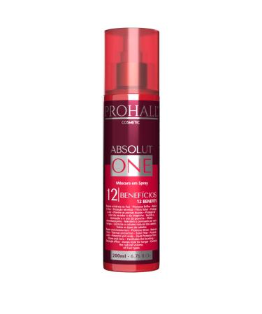 Prohall Cosmetic Heat Protectant for Hair - Leave in Thermal Protector Cream - Nourish & Hydrate Hair - Reduce Frizz & Prevent Split Ends Absolut One - 6.76 fl. Oz