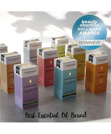 Tisserand Chamomile Roman Organic Essential Oil 0.33 oz - Pure Natural Aromatherapy Oil for Relaxation & Wellbeing - Buy Online on GoSupps.com