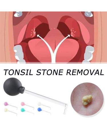Tonsil Stone Remover Tool Manual Style Cleaner for Adults - 1pcs Yellow - Buy Online on GoSupps.com