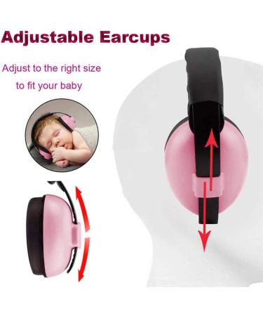 YANKUIRUI Baby Ear Defenders - Noise Cancelling Headphones for 0-3 Years | Pink - Buy Online on GoSupps.com