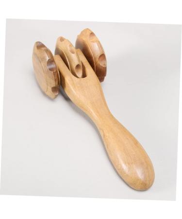 Healeved Yoga Relax Stschst Wooden Power Roller | Full-Body Massage Tool & Hand Roller for Ultimate Relaxation - Buy Online on GoSupps.com