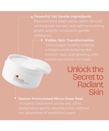 Consult Beaute CAVIAR PEEL Micro-Dose Exfoliating Detox Pads Skin Resurfacing Treatment with Phytic Acid Salicylic Acid for Radiance Facial Polishes for Pores Blemishes Fine Lines - 30 Count - Buy Online on GoSupps.com