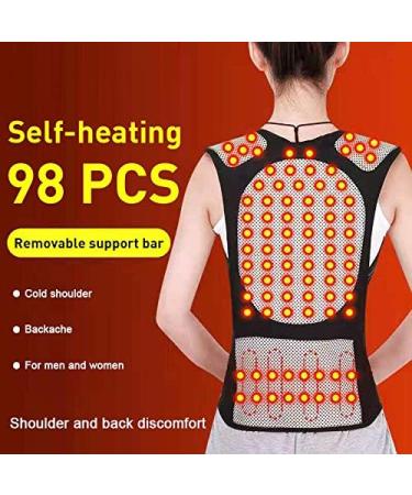 Back Support Belt - Self-Heating Magnetic Therapy Posture Corrector for Pain Relief & Lumbar Support | X-Large Size - Buy Online on GoSupps.com