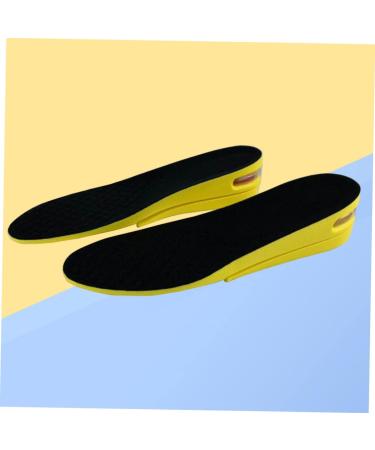 Buy Gatuida PU Insoles - Height Increase Inserts Shoe Lifts & Comfortable Shoe Pads for Women | Cuttable Design Black & Yellow - Buy Online on GoSupps.com
