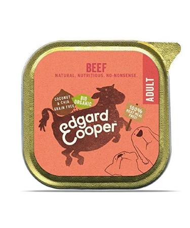 2X Edgard & Cooper Grain Free Adult Wet Dog Food with 100g Organic Beef