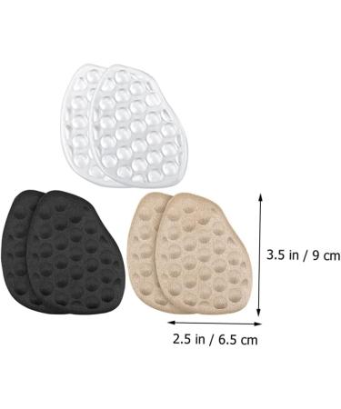 Minkissy 6 Pairs High Heel Cushions - Comfortable Metatarsal Foot Pads for Women | Nonslip Forefoot Shoe Inserts in Assorted Colors - Buy Online on GoSupps.com