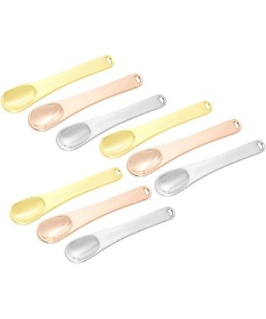 9St Mini Spatula & Spoon Set for Face & Eye Cream - Zinc Alloy Cosmetic Applicator & Skin Care Tool - Buy Online on GoSupps.com