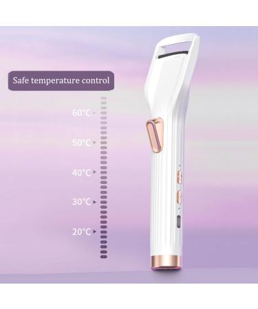 Heated Eyelash Curler Professional- 2 in 1 Eyelashes Fan Dryer Portable Lash Curler Naturally Curled Lashes Fast Heating Up Rechargeable Long-Lasting Eyelash Curlers - Buy Online on GoSupps.com
