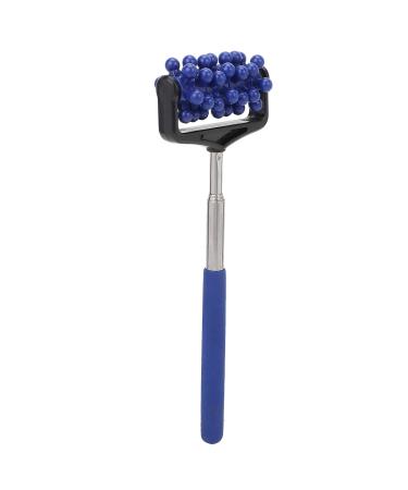 Verdant touch adjustable massage back roll Telescopic muscle massage roller adjustable back head arm scratch roller for muscle relaxation dark blue