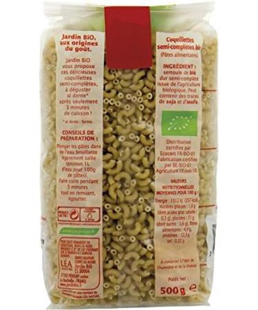 ORGANIC GARDEN SHELLS COOKING EXPRESS ORGANIC 3 MIN 500G - ETIC ORGANIC GARDEN - PACK OF 4 - Special Offer - Buy Online on GoSupps.com