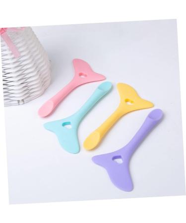 Angoily Eyeliner Aid Eyelash Applicator Eyeshadow Silicone Mascara Applicator Eyeliner Helper Tool Makeup Stamp Silcone Molds Eyelash Tool Silica Gel - Buy Online on GoSupps.com