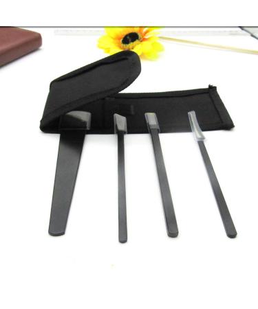 Professional Pedicure Knife Set - 4pcs Ingrown Toe Nail Correction Nippers & Clippers with Storage Bag - Buy Online on GoSupps.com