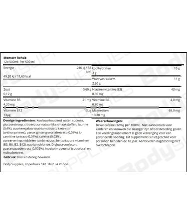 Monster Rehab - Peach - 16.9 - Pack Of 12 - Buy Online on GoSupps.com